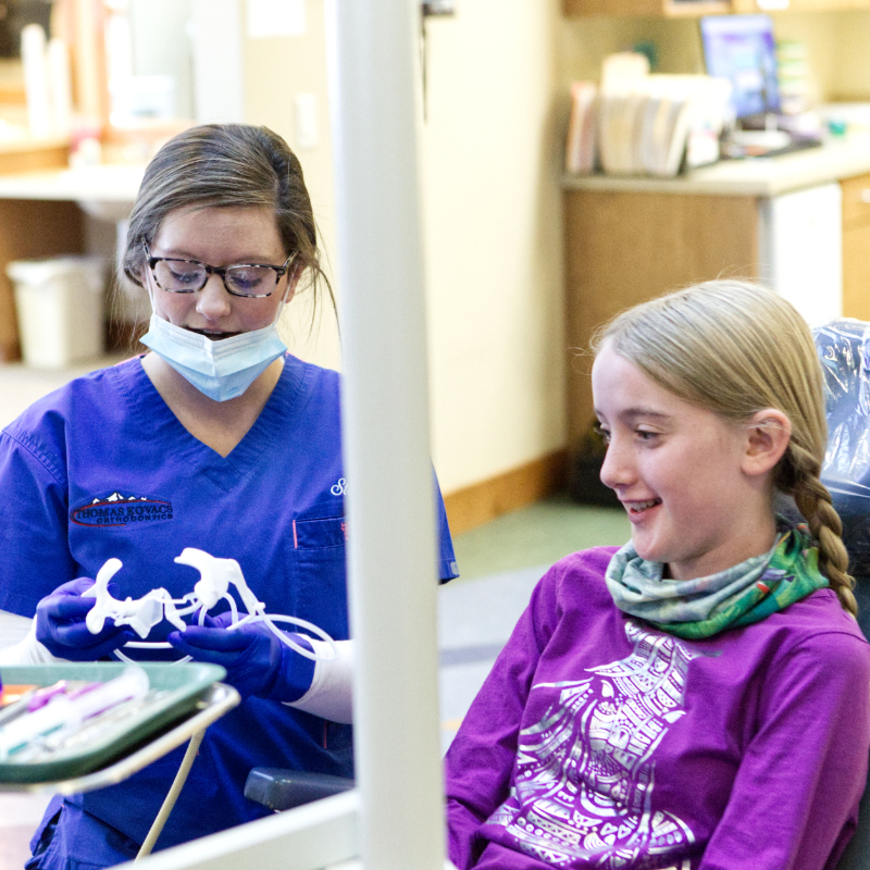 patient and doctor smiling